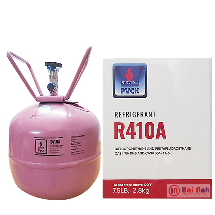 Gas Lạnh R410A PVCK Bình Nhỏ 2.8 Kg