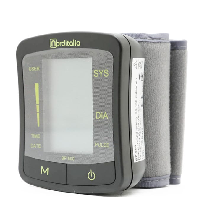 Máy Đo Huyết Áp Cổ Tay Cá Nhân Norditalia BP-500