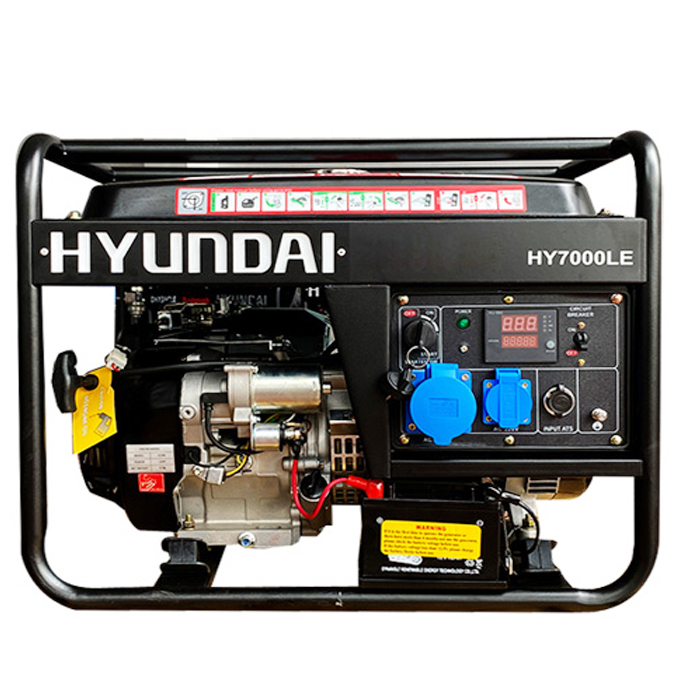 Máy Phát Điện Xăng Chuyên Dụng Hyundai HY7000LE (5.0 - 5.5Kw)