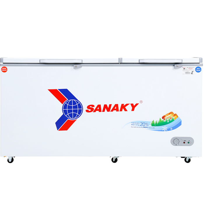 Tủ Đông 2 Ngăn Đông Và Mát Sanaky VH-6699W1 (485 Lít)