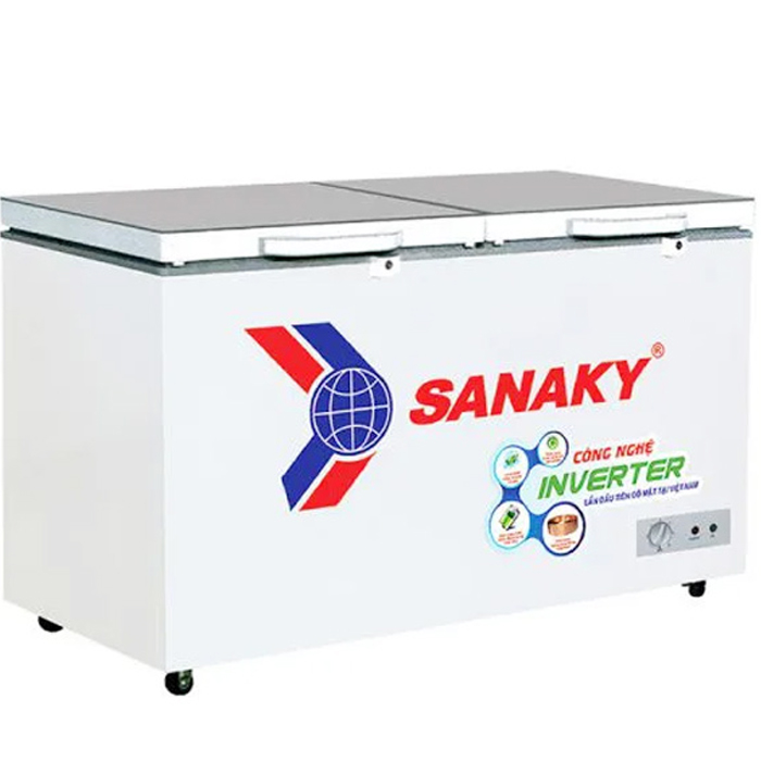 Tủ Đông Inverter Sanaky VH-2599A4K Mặt Kính Cường Lực (250L)