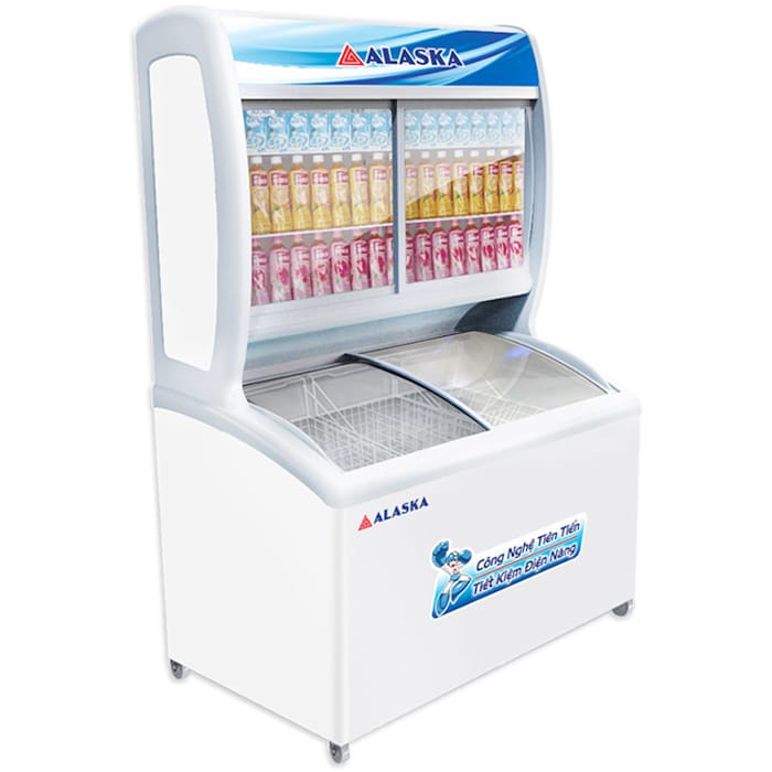 Tủ Đông Trưng Bày Bán Hàng Alaska SFC-500 (396 Lít)