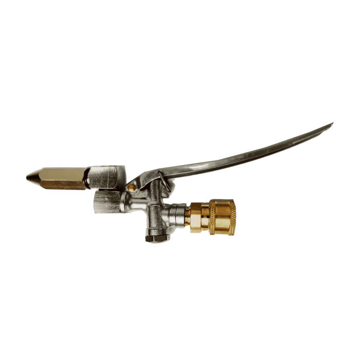 Béc Thẳng Đầu Inox 5cm/6.5cm Xoay 360 Độ, Có Tay Bóp, Chân 22 Nối Nhanh
