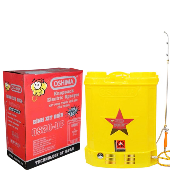 Bình xịt điện hai bơm 20 lít Oshima OS20 DP