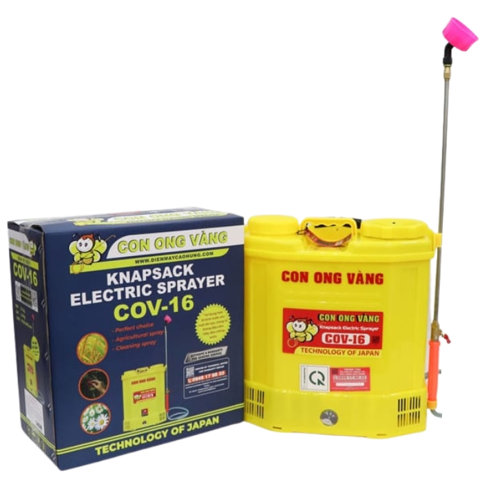 Bình xịt điện phun thuốc 16 lít Con Ong Vàng COV16