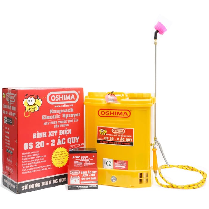 Bình xịt điện phun thuốc diệt côn trùng 20 lít Oshima OS20