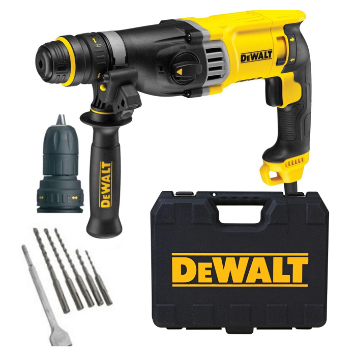 Máy khoan búa 3 chức năng 900W Dewalt D25144KA-B1