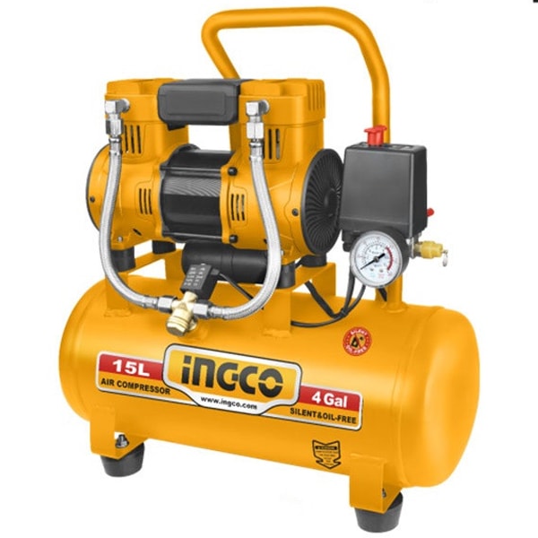Máy Nén Khí Không Dầu 15 Lít, 1.5HP Ingco ACS111152