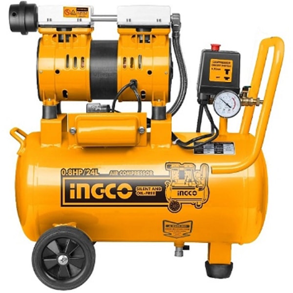 Máy Nén Khí Không Dầu 24 Lít, 0.8HP Ingco ACS175241T