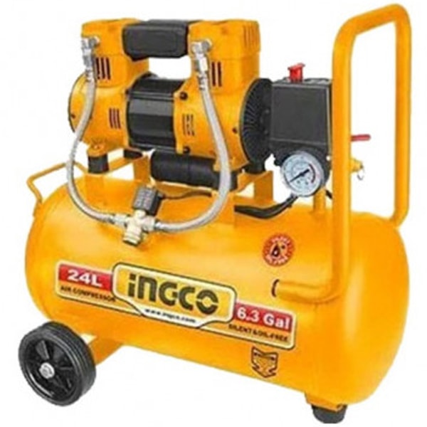 Máy Nén Khí Không Dầu 24 Lít, 1.5HP Ingco ACS111242