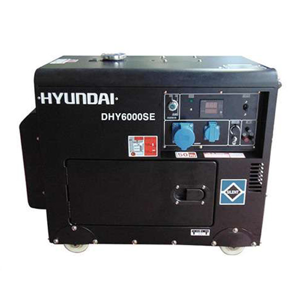Máy Phát Điện Dầu Diesel Cách Âm Hyundai DHY 6000SE (5.0 - 5.8 KW)