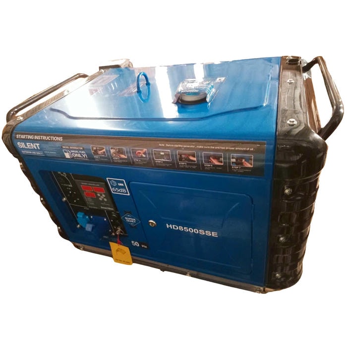 Máy Phát Điện Siêu Chống Ồn, Chạy Xăng (4-4.5 KW) Hyundai HD8500SSE