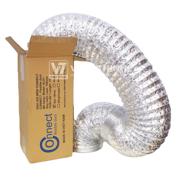 Ống Gió Mềm Không Bảo Ôn Connect DN450x10m