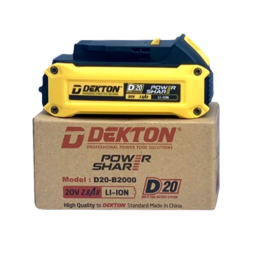 Pin 20V/2AH Dekton D20-B2000 (Chân Pin Dewalt)