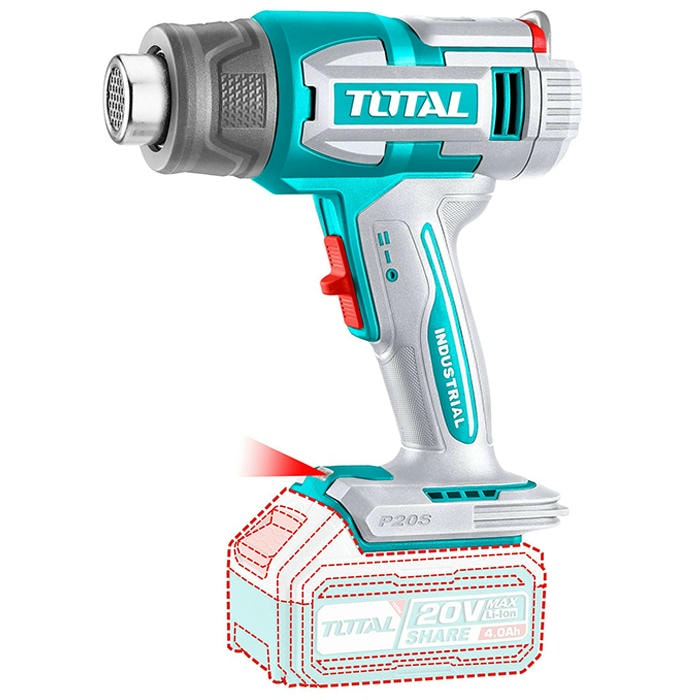 Máy Thổi Nhiệt Dùng Pin 20V Total TBLI2003